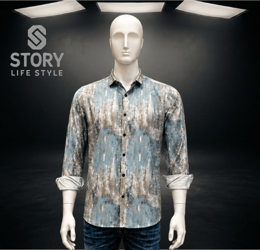 Casual Shirt (Long Sleeved - Multi Print)