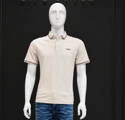 Polo T-Shirt (Cream)
