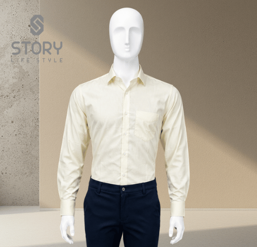 Formal Shirt L/S Yellow