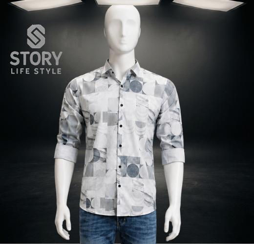 Casual Shirt (Long Sleeved - Multi Print)