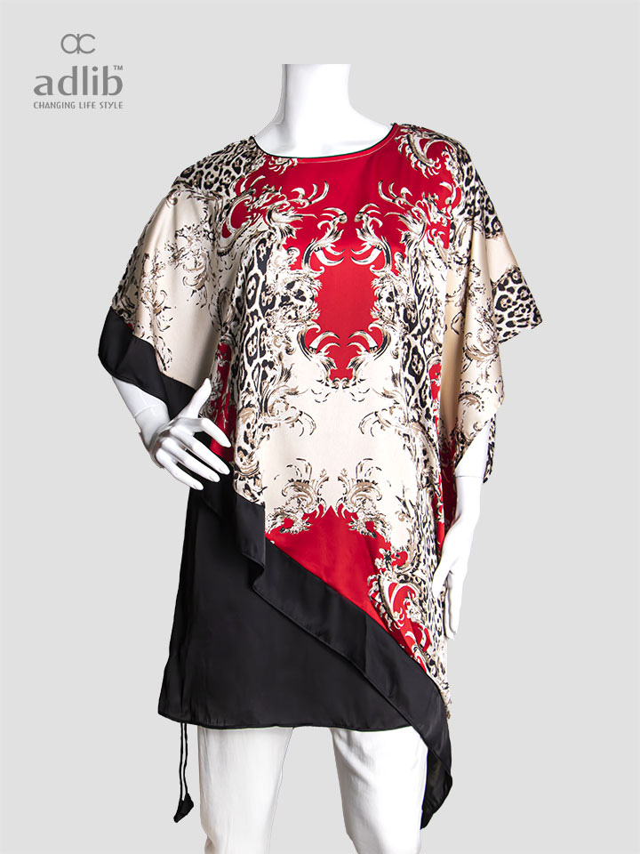 Kaftan (Maroon/Black)